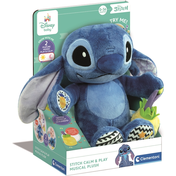 Disney Baby Stitch -musiikkipehmolelu (Kuva 1 tuotteesta 4)