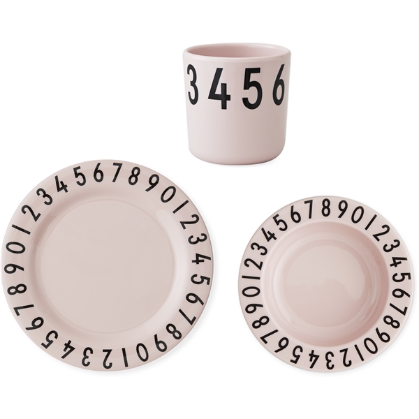 Design Letters Numbers Melamiinisetti (Kuva 1 tuotteesta 2)