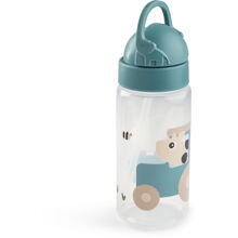 Done by Deer Straw Bottle 350 ml Tiny Farm Blue