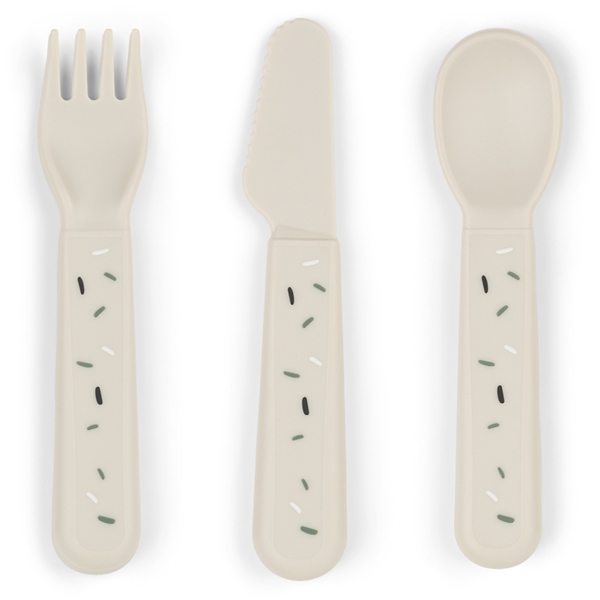 Done by Deer Foodie Cutlery Set Confetti Sand