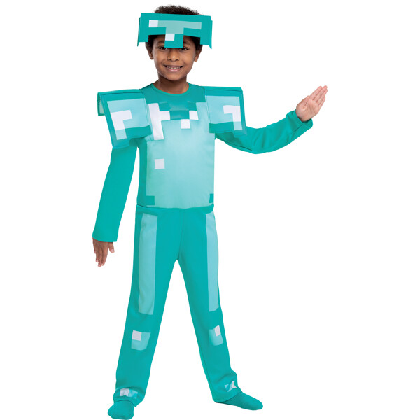 Disguise Minecraft-puku timanttihaarniska (Kuva 1 tuotteesta 3)