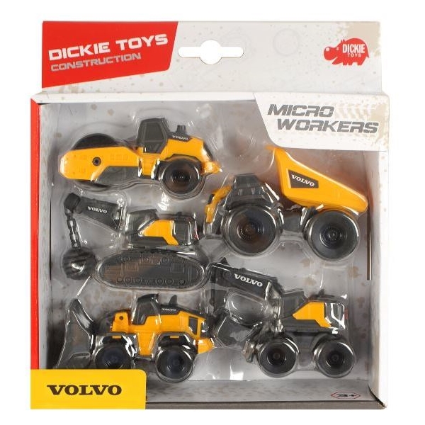 Dickie Toys Volvo Construction 5 Pack (Kuva 2 tuotteesta 2)