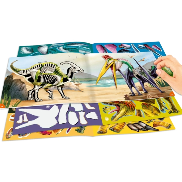 Dino World Sticker Fun Bok (Kuva 2 tuotteesta 2)