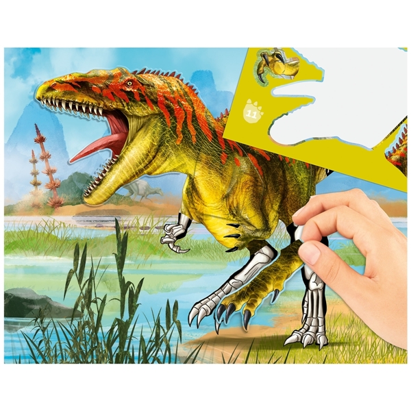 Dino World Sticker Fun Bok (Kuva 6 tuotteesta 6)