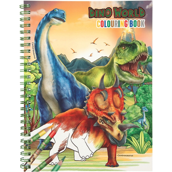 Dino World Värityskirja ja värikynät (Kuva 2 tuotteesta 7)