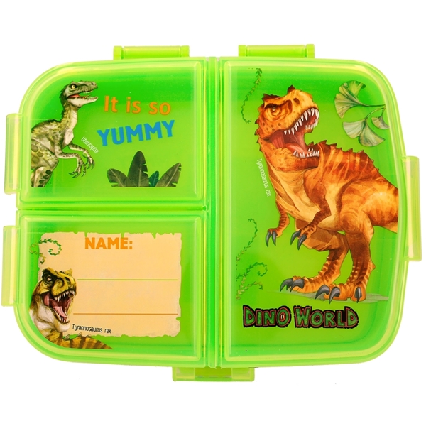 Dino World Eväslaatikko 3 lokerolla (Kuva 1 tuotteesta 6)