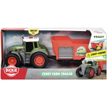 Dickie Toys Fendt -traktori perävaunulla