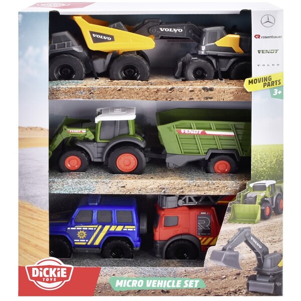 Dickie Toys Mini Leluatutot 5-Pack (Kuva 1 tuotteesta 6)
