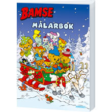 Värityskirja Bamse Joulu Kukkuloilla