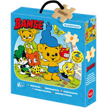 Puinen palapeli 9 palaa Kun Bamse oli pieni
