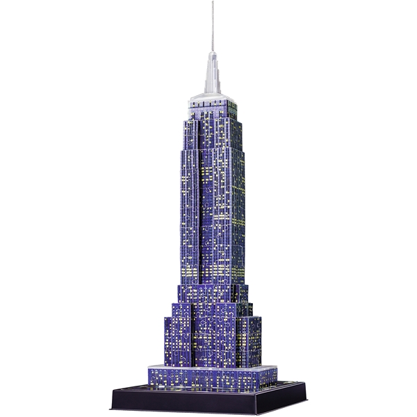 Palapeli rakennus 3D - Empire State Building LED (Kuva 3 tuotteesta 6)