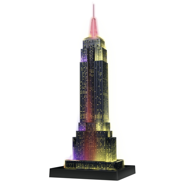 Palapeli rakennus 3D - Empire State Building LED (Kuva 4 tuotteesta 6)