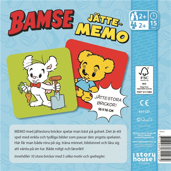 Bamse Jättimemo (Kuva 2 tuotteesta 2)