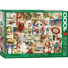 Palapeli 1000 Palaa Vintage Christmas Cards
