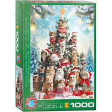 Palapeli 1000 palaa Tree Cats (Smart Cut)