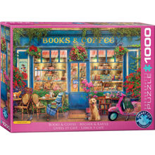 Palapeli 1000 palaa Books & Coffee (Smart Cut)