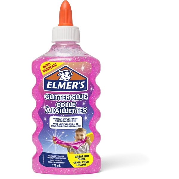 Elmers Kimalleliima 177ml vaaleanpunainen