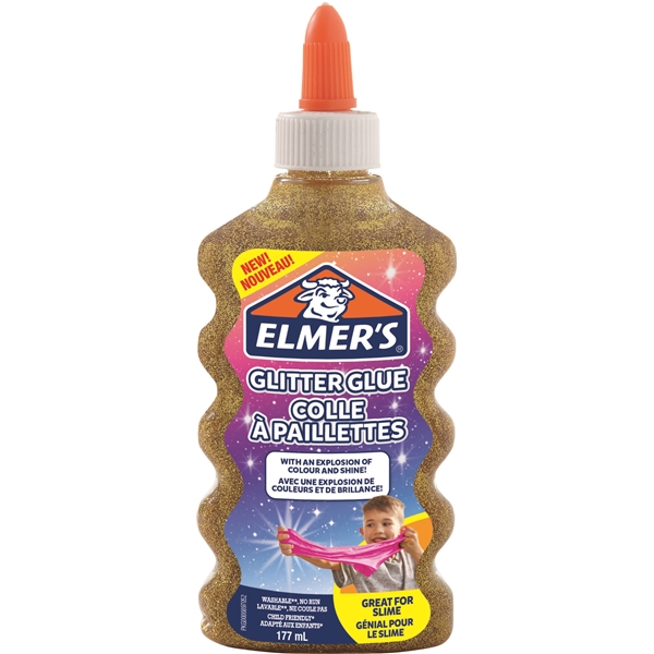 Elmers Kimalleliima 177ml kultainen