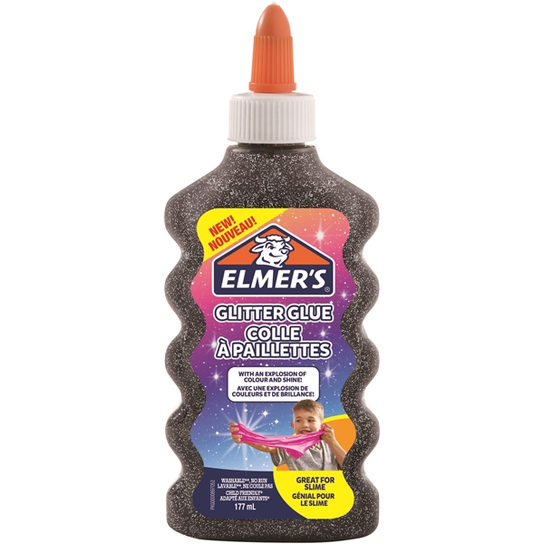 Elmers Kimalleliima 177ml musta (Kuva 1 tuotteesta 4)