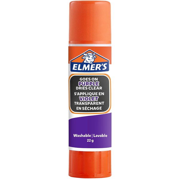 Elmers Disappearing Purple Glue Stick 22g (Kuva 1 tuotteesta 3)