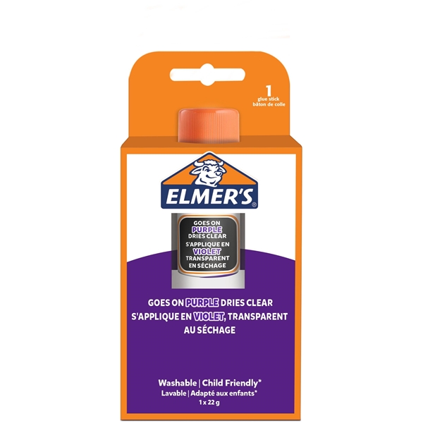 Elmers Disappearing Purple Glue Stick 22g (Kuva 2 tuotteesta 3)