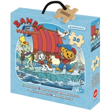 Laatikkopalapeli Bamse ja Tulivuorisaari 30 Palaa
