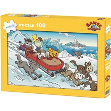 Palapeli Bamse ja V Tulivuorisaari 100 Palaa