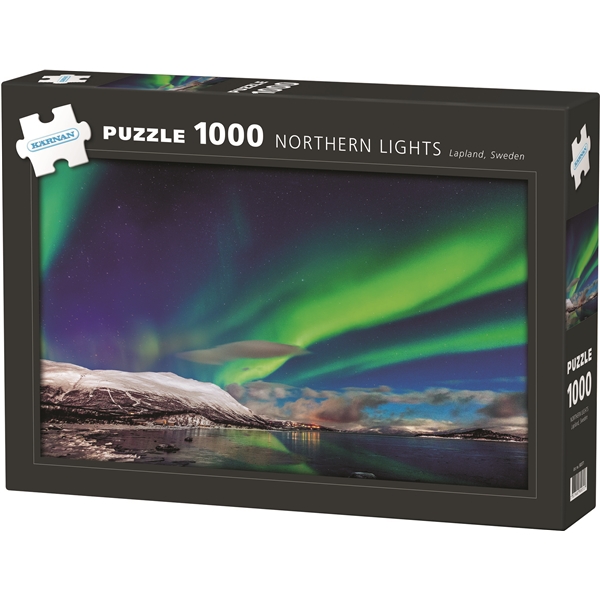 Pahvipalapeli Northern Lights 1000 Palaa