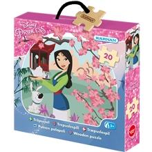 Laatikkopalapeli puuta Disney Mulan 20 palaa