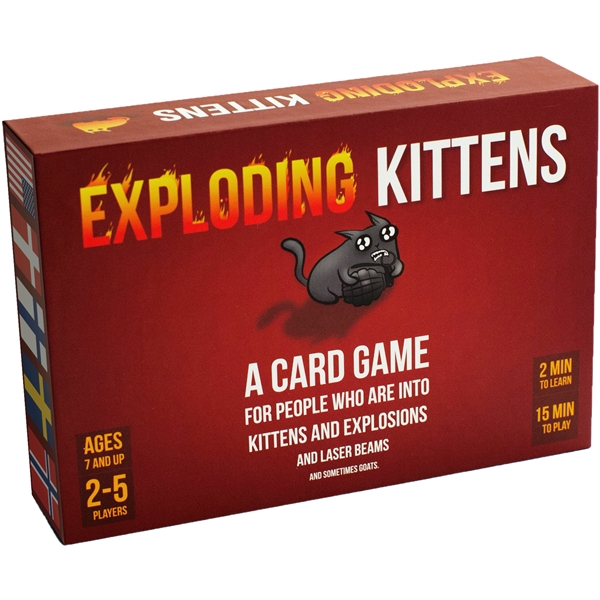 Exploding Kittens Nordic Original Edition (Kuva 1 tuotteesta 3)