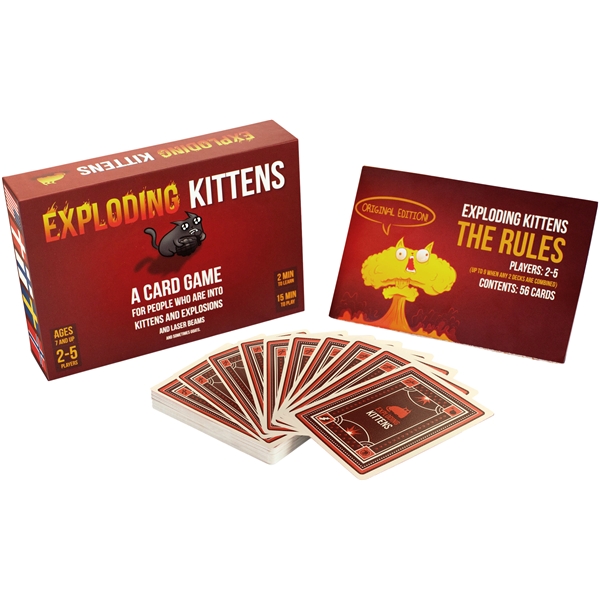 Exploding Kittens Nordic Original Edition (Kuva 2 tuotteesta 3)