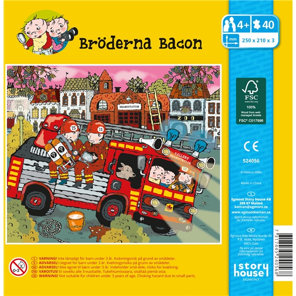 Puupalapeli Veljekset Bacon 40 palaa (Kuva 3 tuotteesta 3)