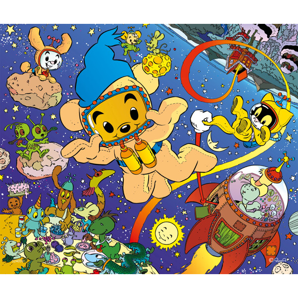 Puinen palapeli Bamse Avaruus 40 palaa (Kuva 2 tuotteesta 2)