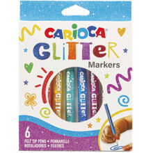 Carioca Glitterikynät 6 kpl