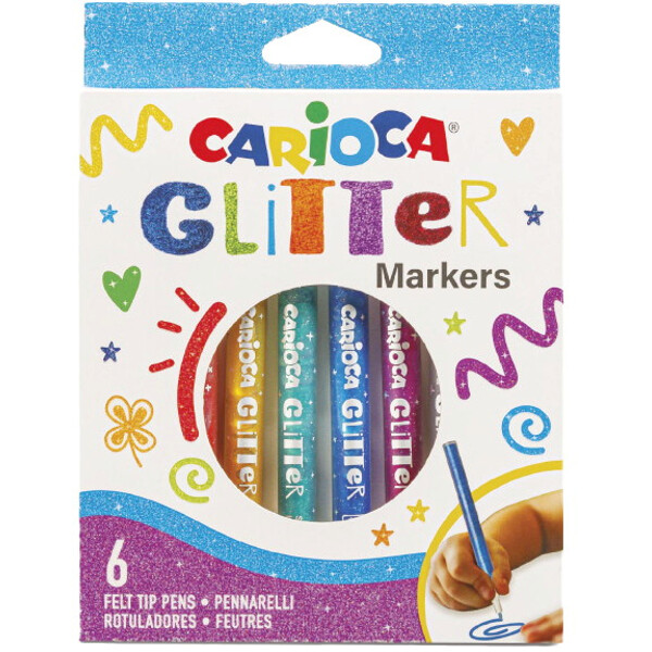 Carioca Glitterikynät 6 kpl (Kuva 1 tuotteesta 3)