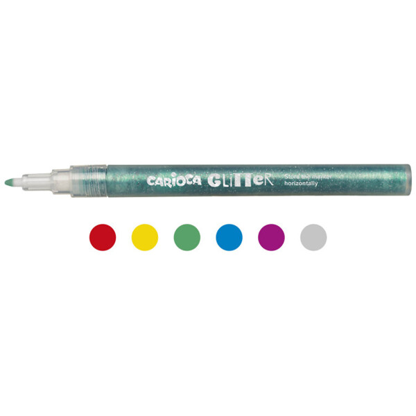 Carioca Glitterikynät 6 kpl (Kuva 2 tuotteesta 3)