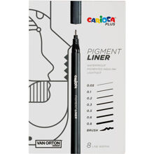 Carioca Plus Pigmentliner 8-Pack