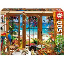 Educa Palapeli 1500 Palaa Bird Watcher’s Window