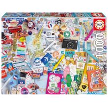 Educa Palapeli 1000 Palaa Travel Collage