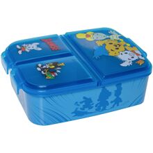 Bamse ruokalaatikko, jossa on 3 lokeroa