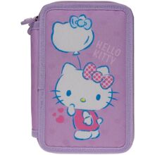 Hello Kitty Täytetty Kynäkotelo 3 Lokeroa