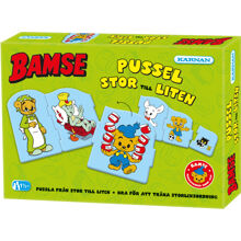 Palapeli 6 palaa Bamse - Suuresta pieneen