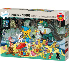 Palapeli 1000 palaa Kärnan Bamse Peikkometsässä