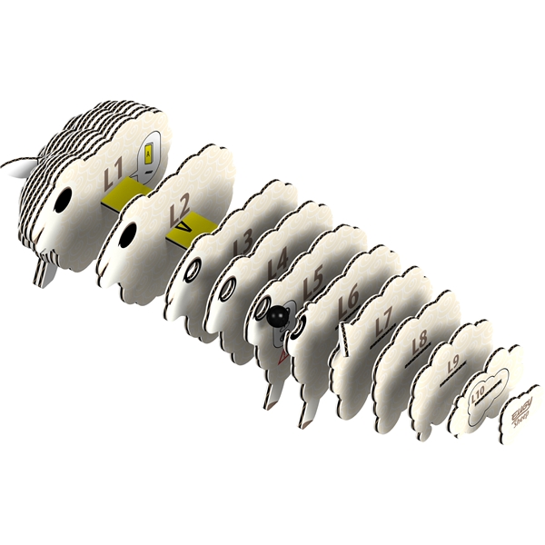 EUGY Rakennussarja Lammas (Kuva 3 tuotteesta 3)