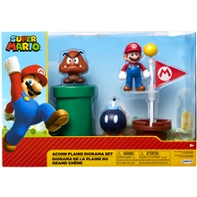 Super Mario Diorama Set Acorn Plains