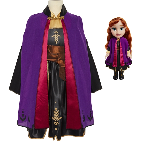 Frozen 2 Toddler Doll Anna + Mekko (Kuva 2 tuotteesta 2)