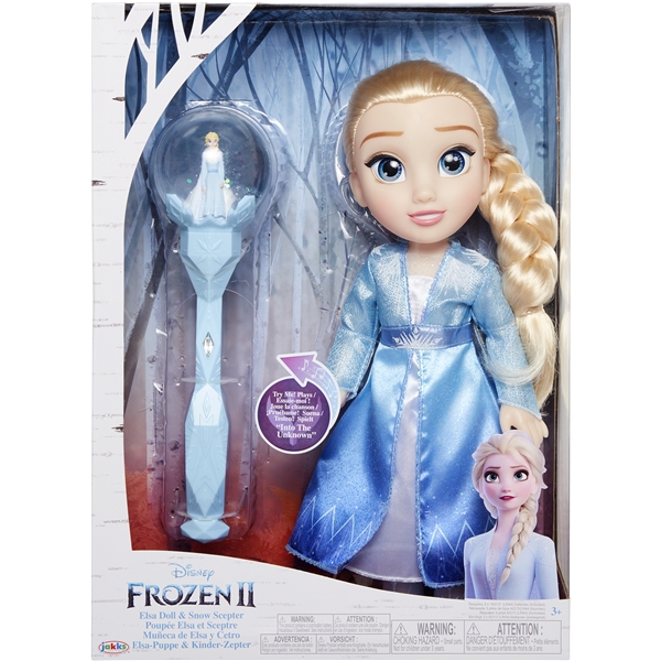 Frozen 2 Toddler Doll Elsa + sauva (Kuva 1 tuotteesta 2)
