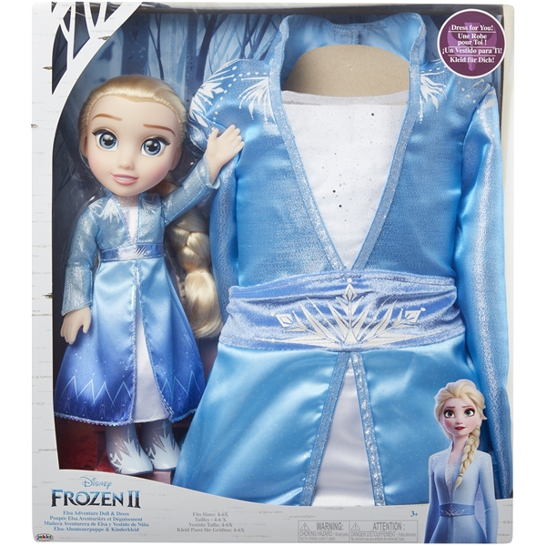 Frozen 2 Toddler Doll Elsa + Mekko (Kuva 1 tuotteesta 2)