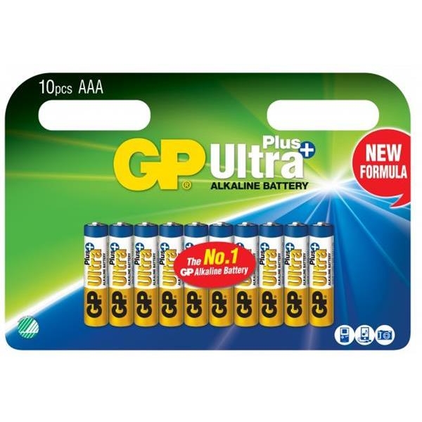 GP Batteries Ultra Plus AAA, 10 kpl (Kuva 1 tuotteesta 2)
