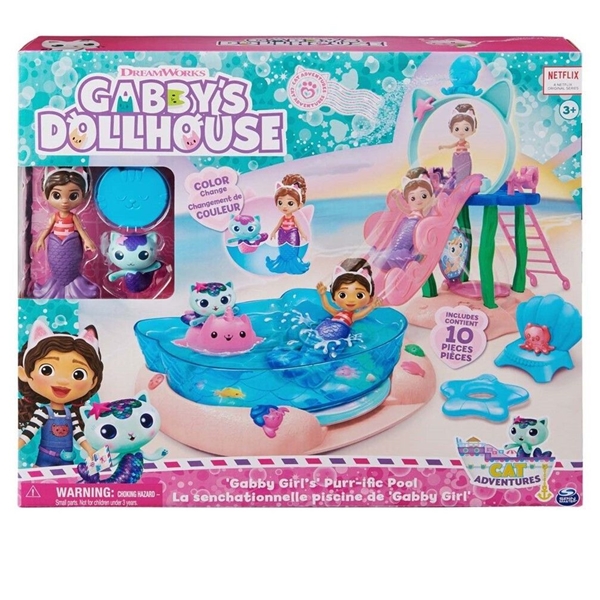 Gabby's Dollhouse Pool Playset (Kuva 1 tuotteesta 8)